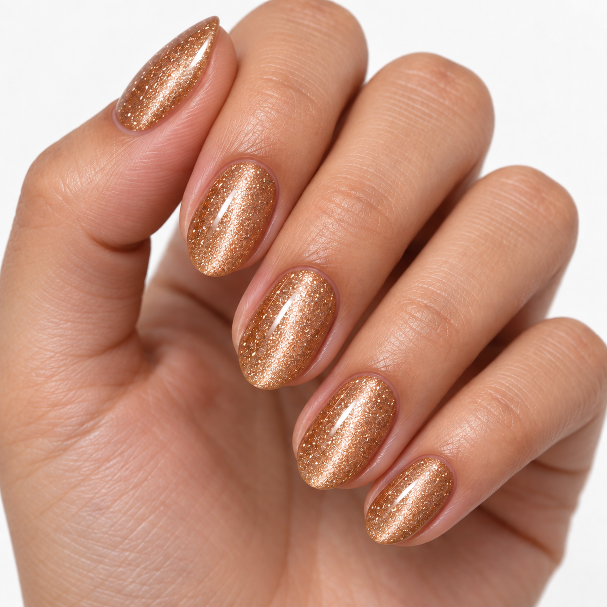 Peach Glow Cat Eye Gel Polish