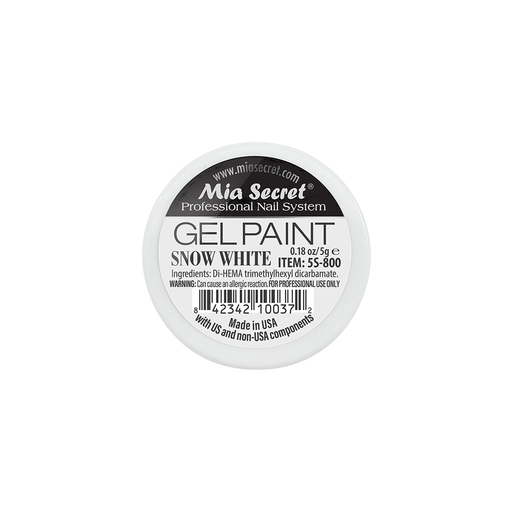Gel Paint Snow White