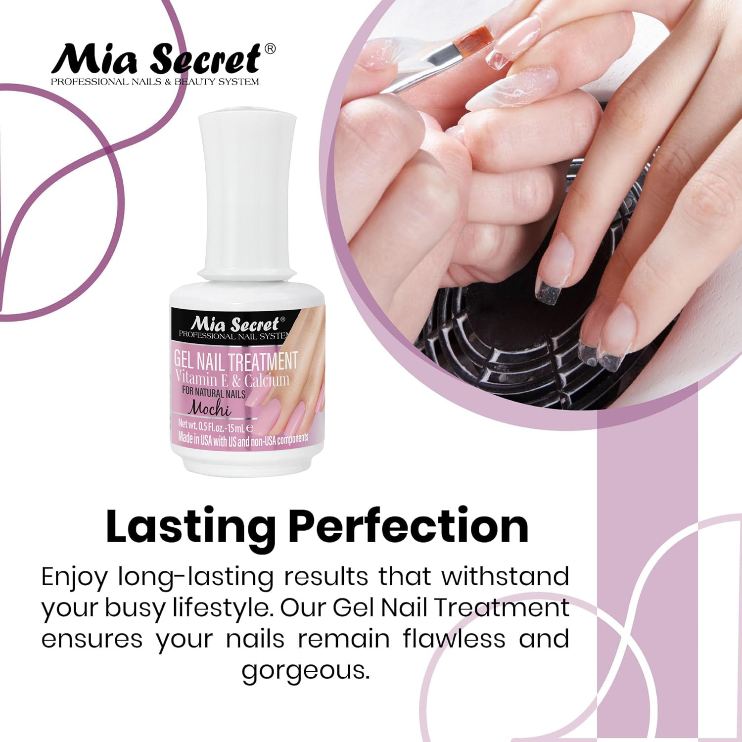 Gel Nail Treatment (With Vitamin E & Calcium)