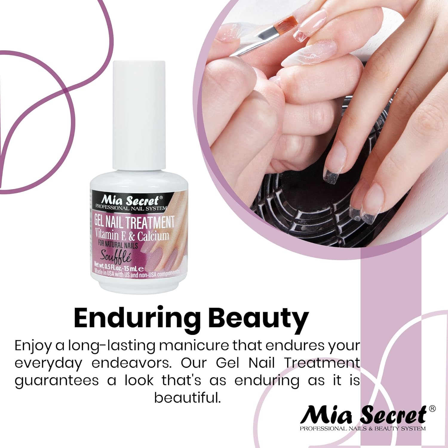 Gel Nail Treatment (With Vitamin E & Calcium)