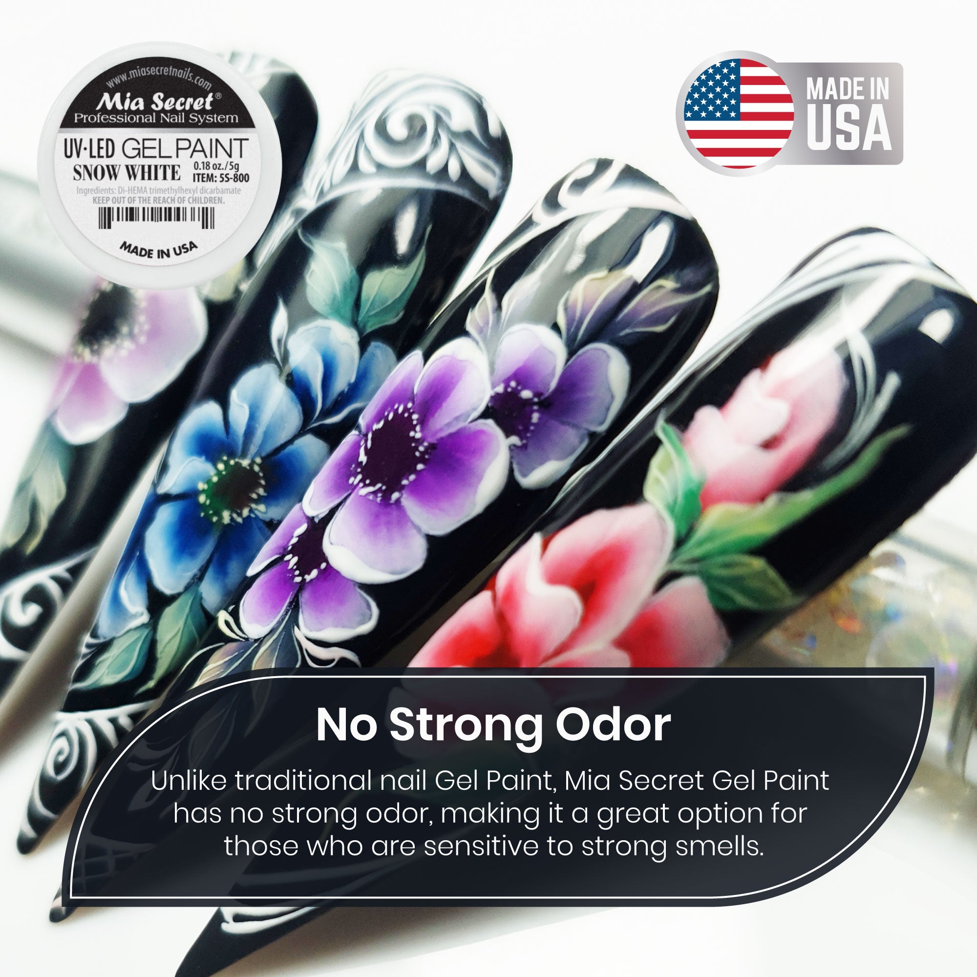 Gel Paint Snow White