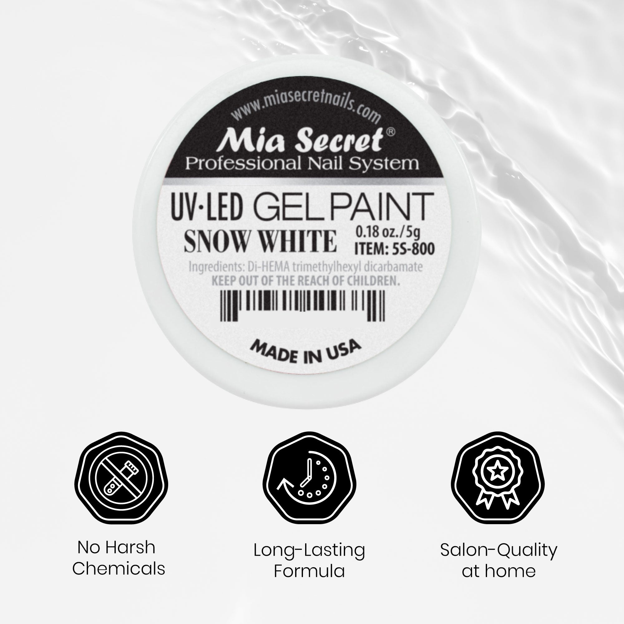 Gel Paint Snow White