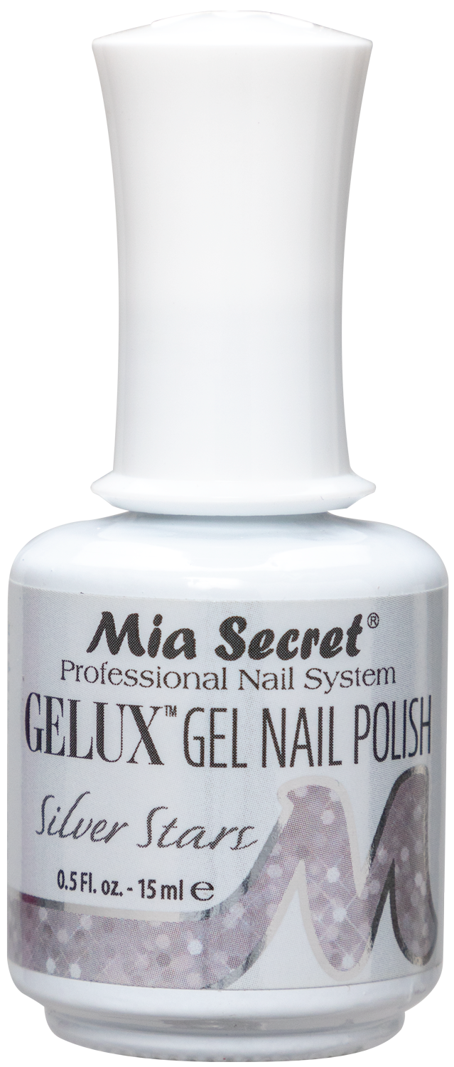 Gelux Gel Polish Silver Stars