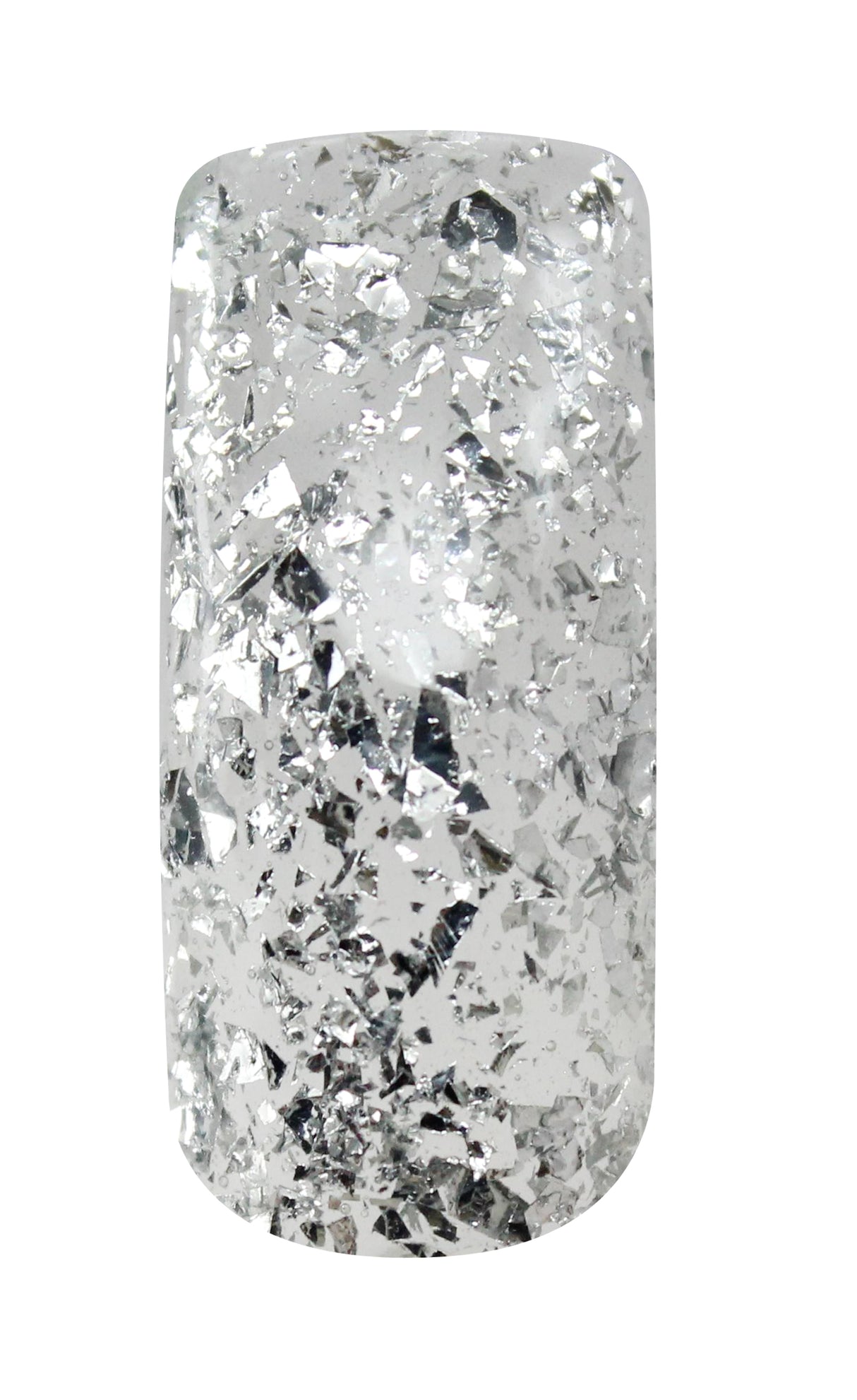 Gelux Gel Polish Top Silver Foil