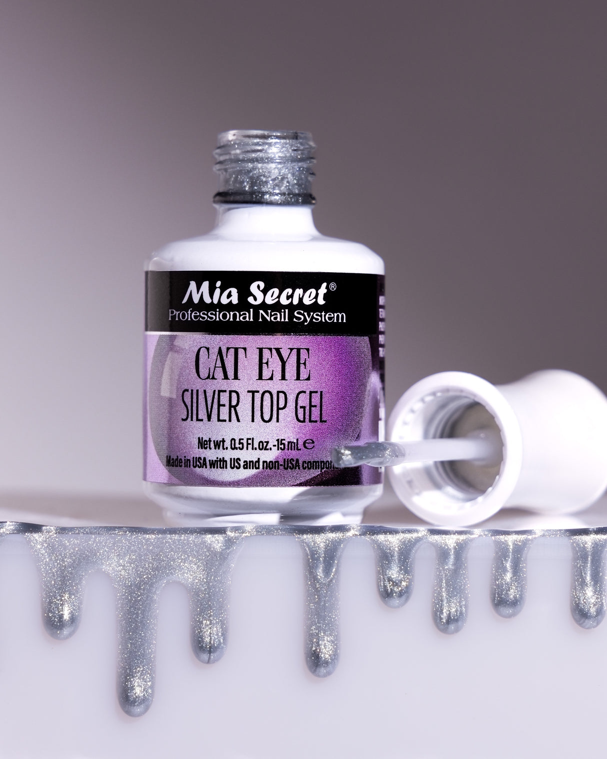 Cat Eye Silver Top Gel