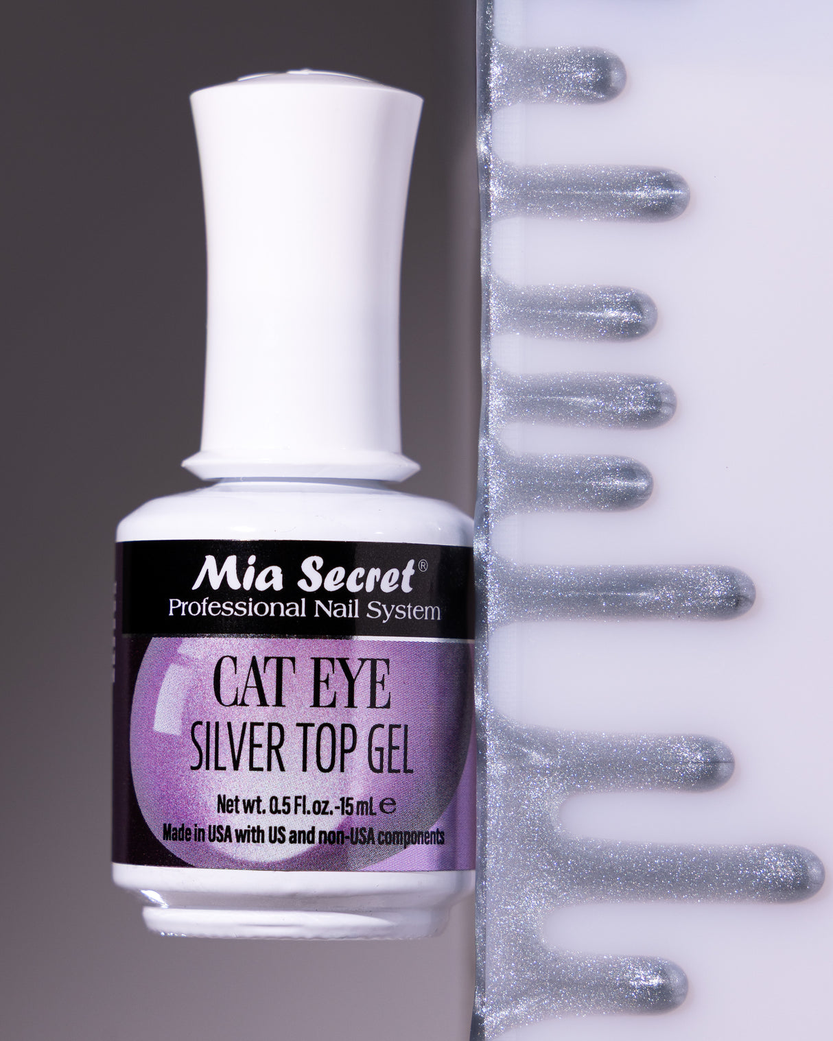Cat Eye Silver Top Gel