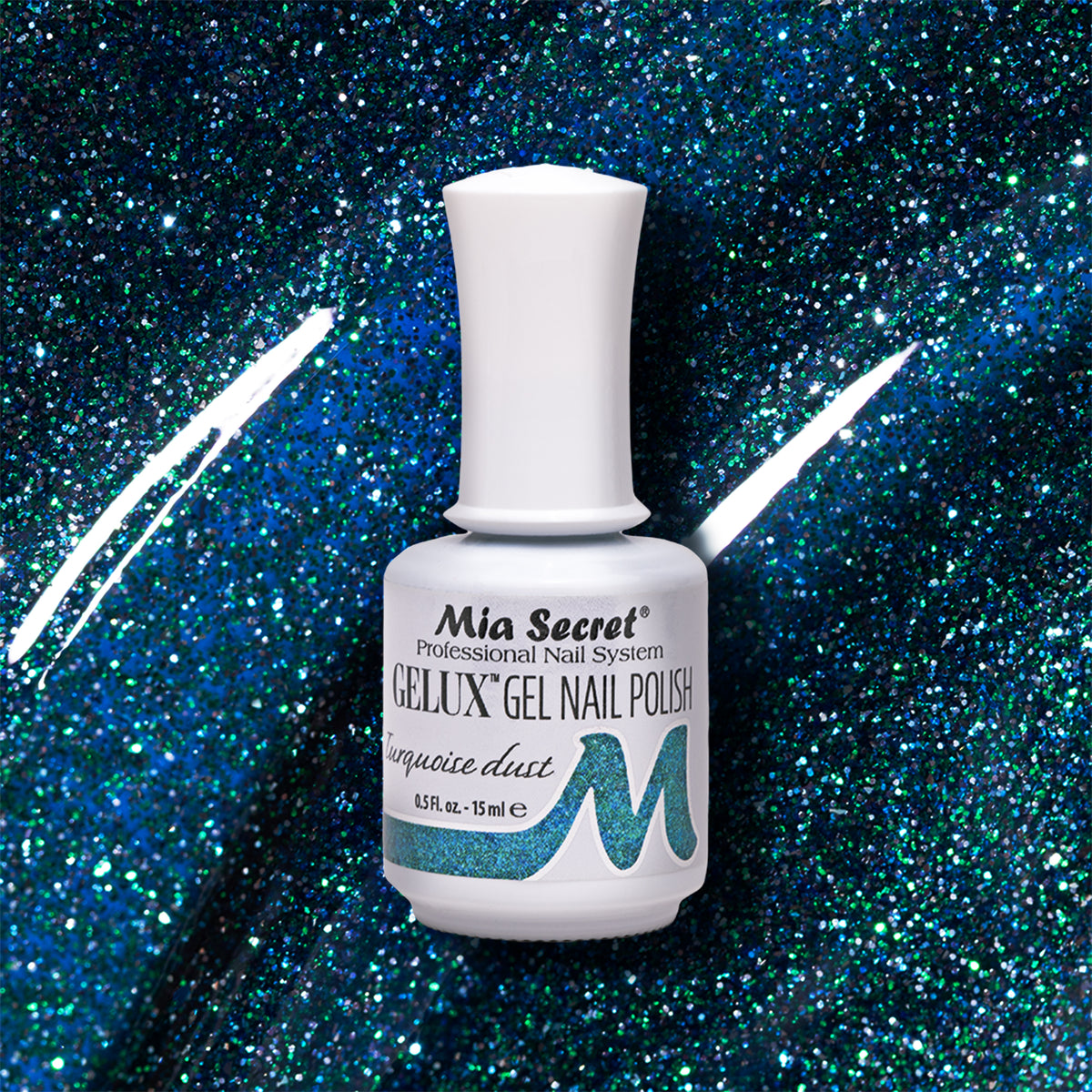 Gelux Gel Polish Turquoise Dust by Mia Secret