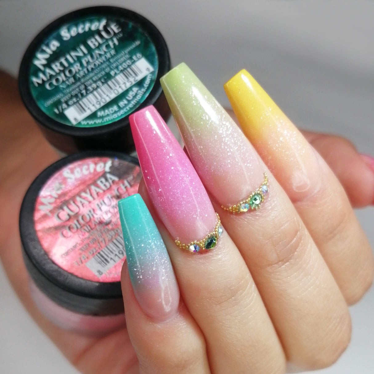 Color Punch Nail Art Powder Collection (6PC)