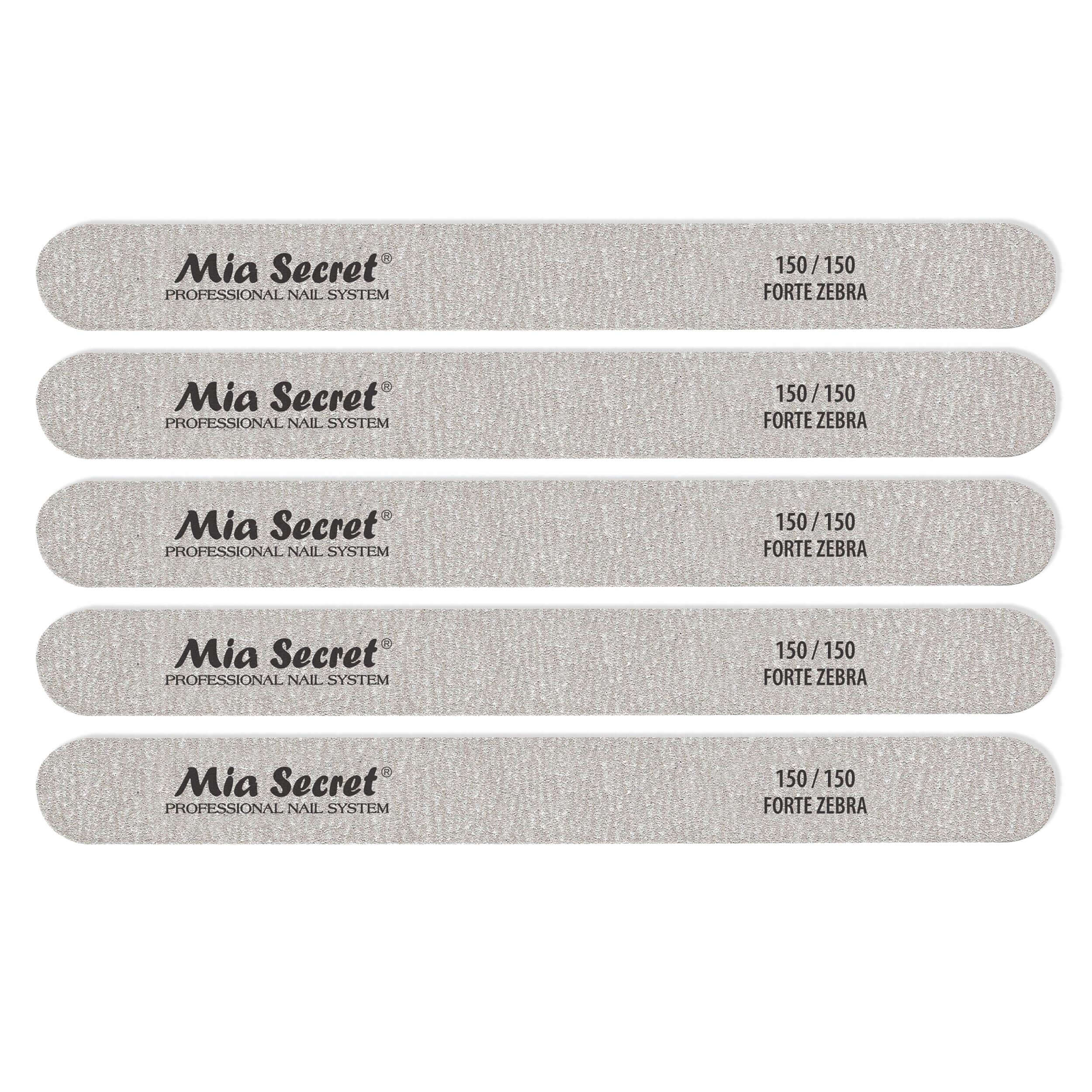Forte Zebra Straight Nail File 150/150 Green Center