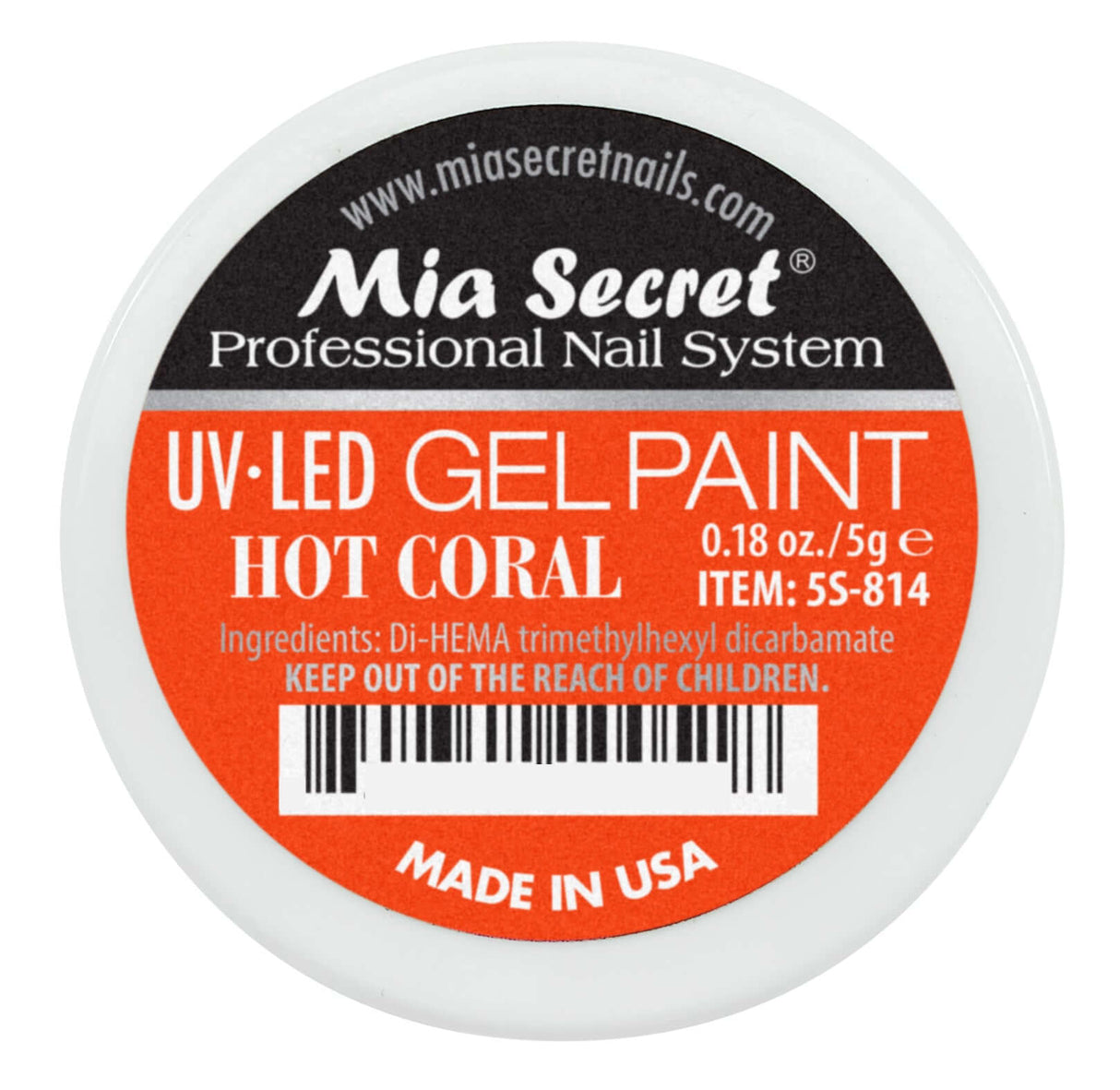 Gel Paint Hot Coral
