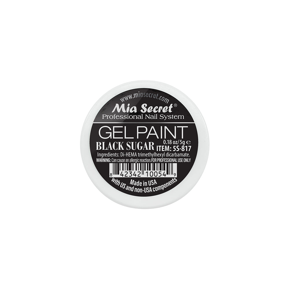 Gel Paint Black Sugar