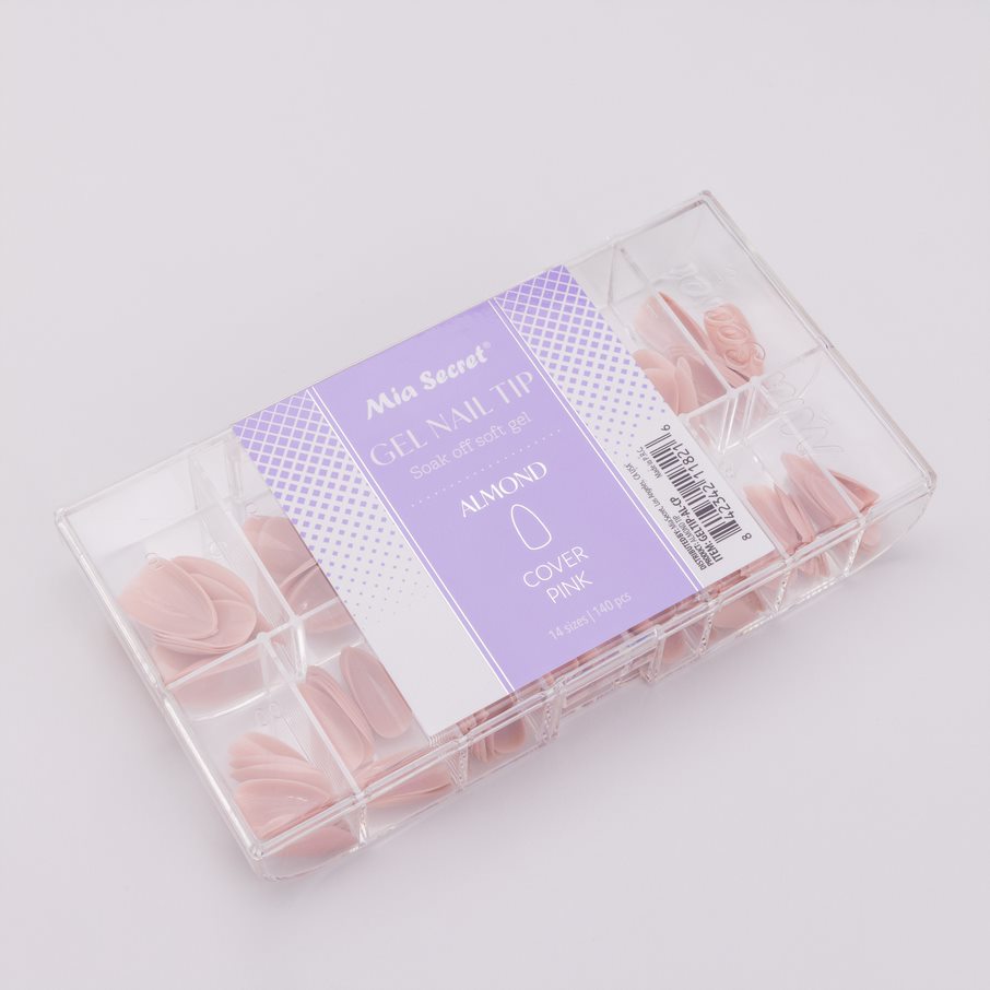 Soak off Soft Gel Nail Tip Cover Pink