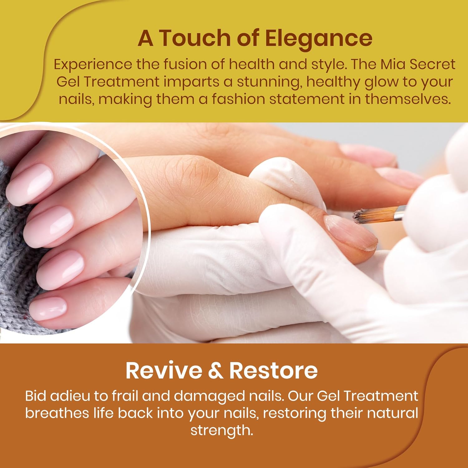 Gel Nail Treatment (With Vitamin E & Calcium)
