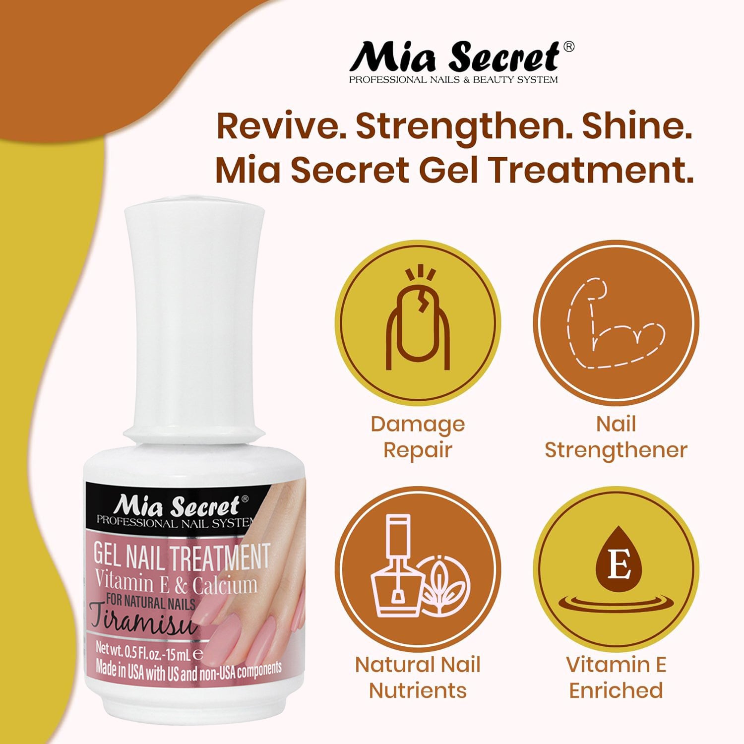 Gel Nail Treatment (With Vitamin E & Calcium)