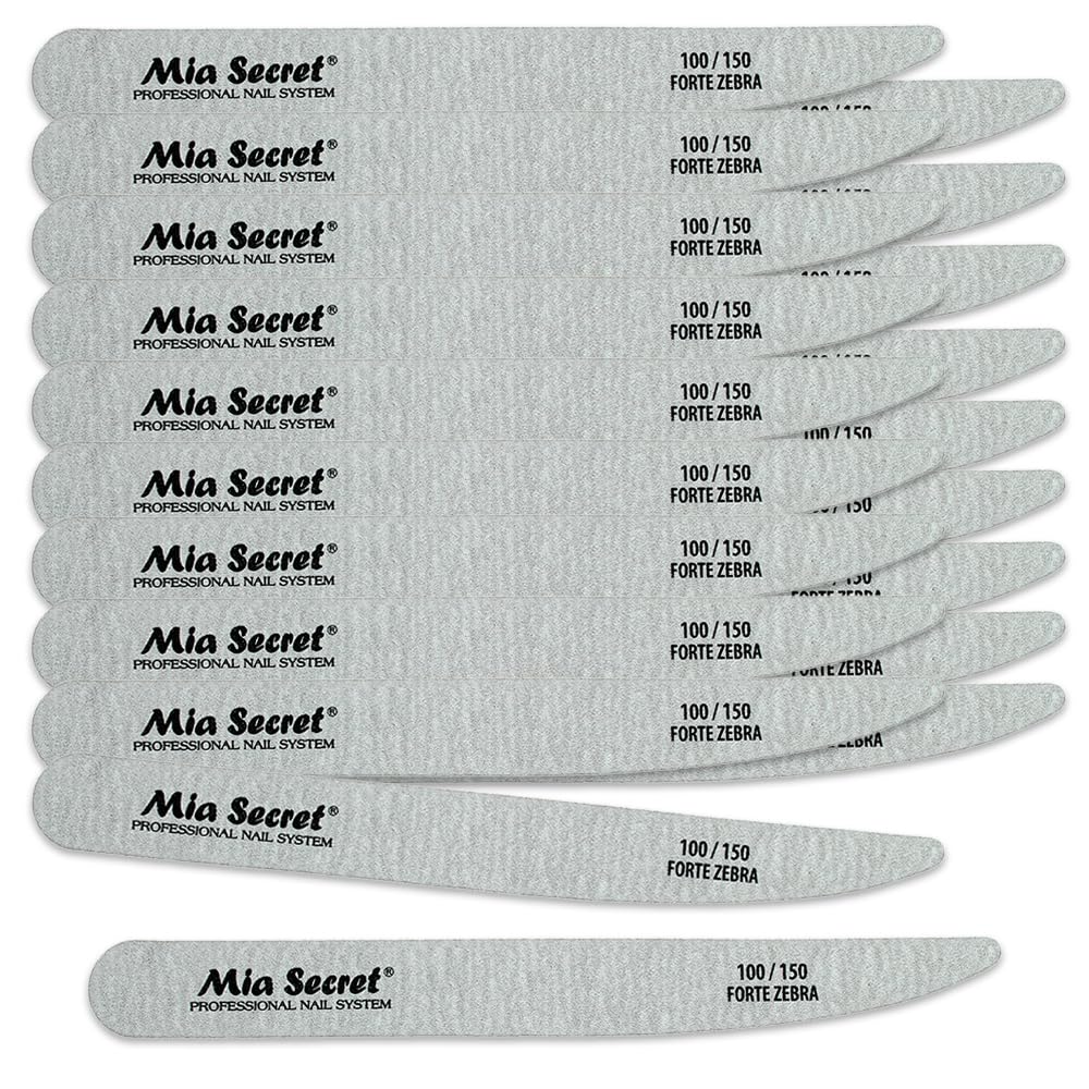 Forte Zebra Slim Nail File 100/150 50 Pack