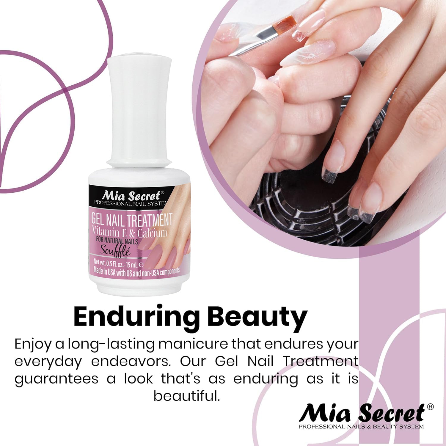 Gel Nail Treatment (With Vitamin E & Calcium)