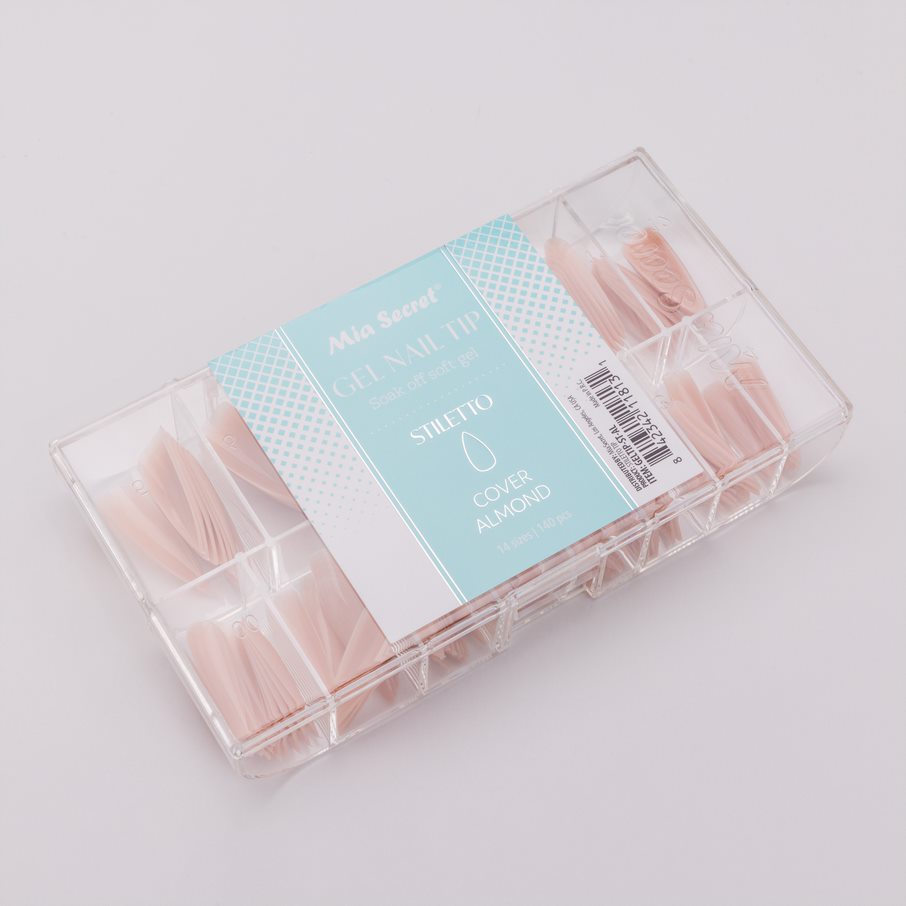 Soak off Soft Gel Nail Tip Cover Almond