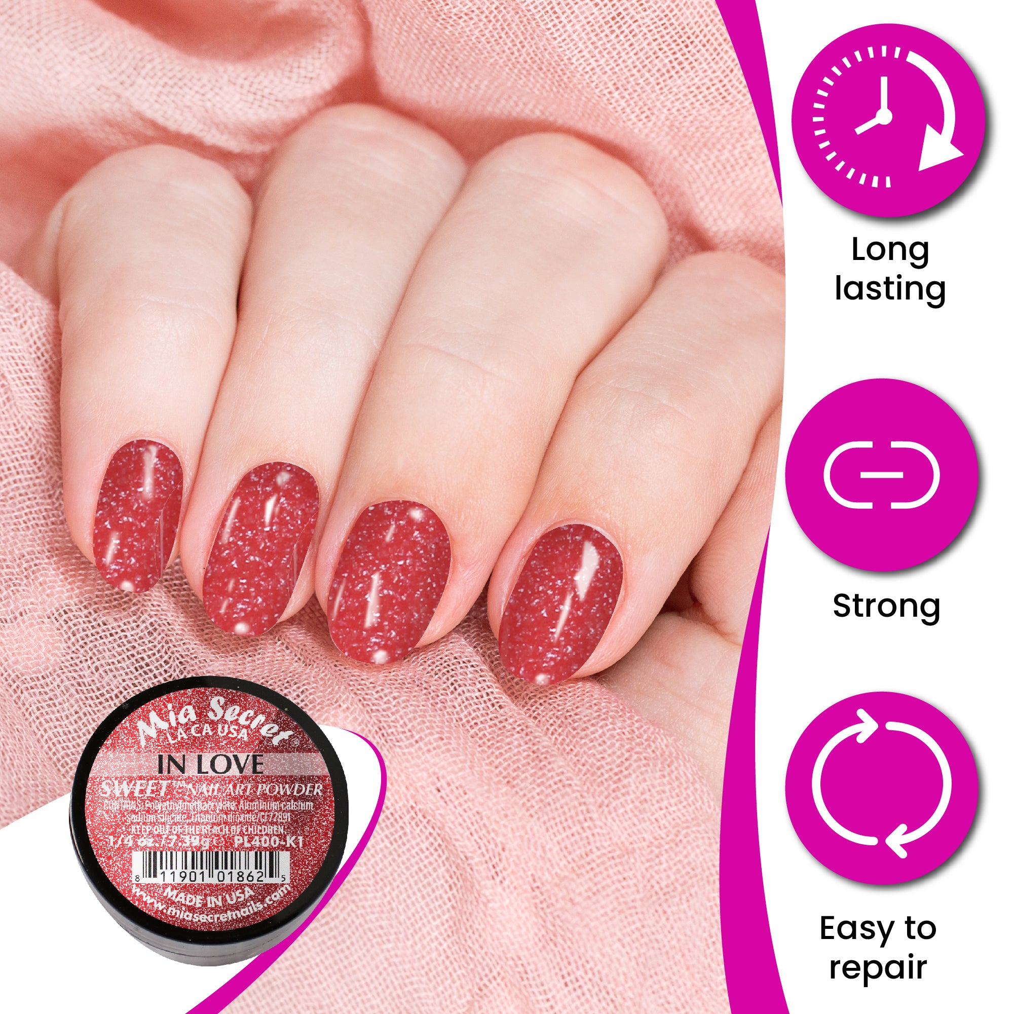 Sweet Nail Art Powder Collection (6PC)