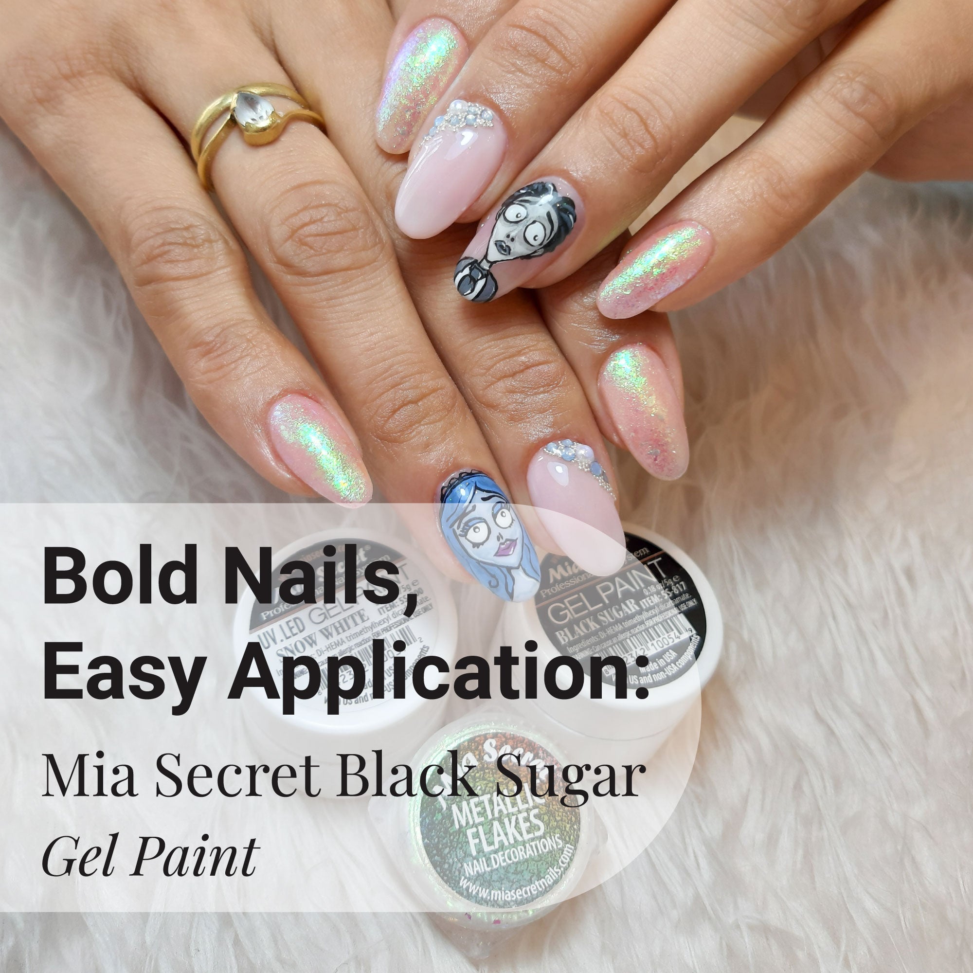 Gel Paint Black Sugar