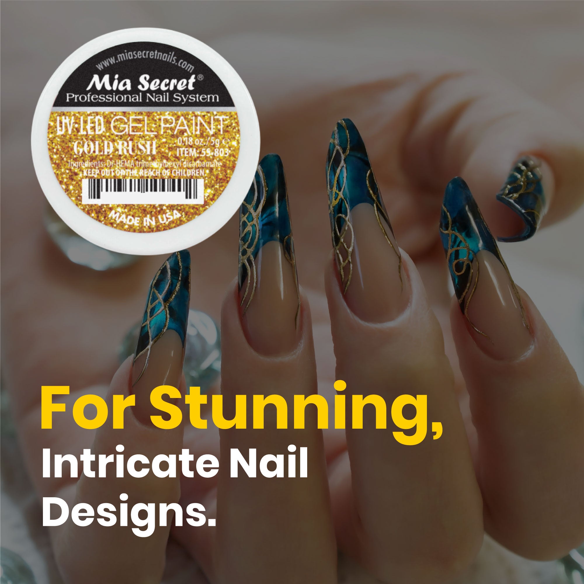 Gel Paint Gold Rush