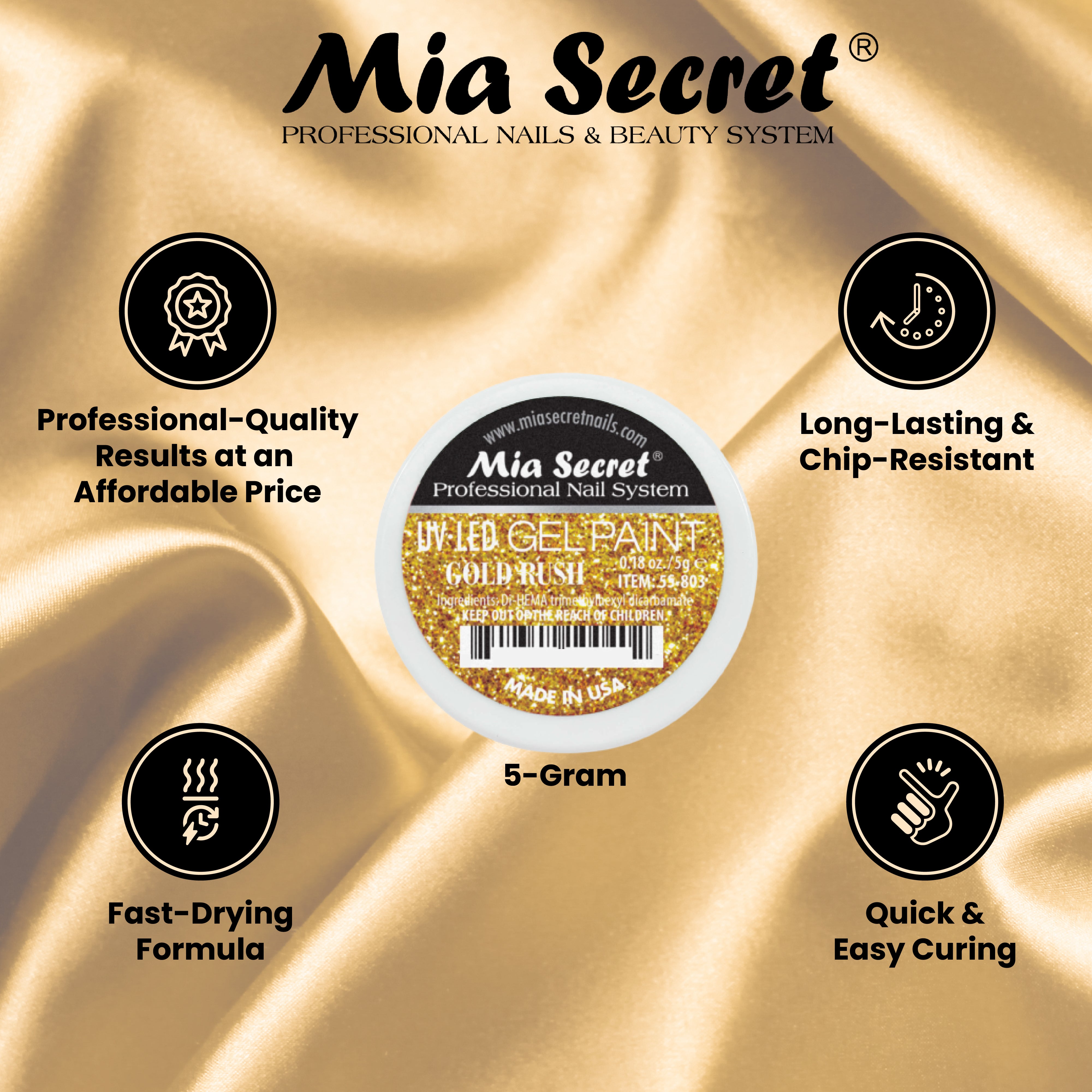 Gel Paint Gold Rush
