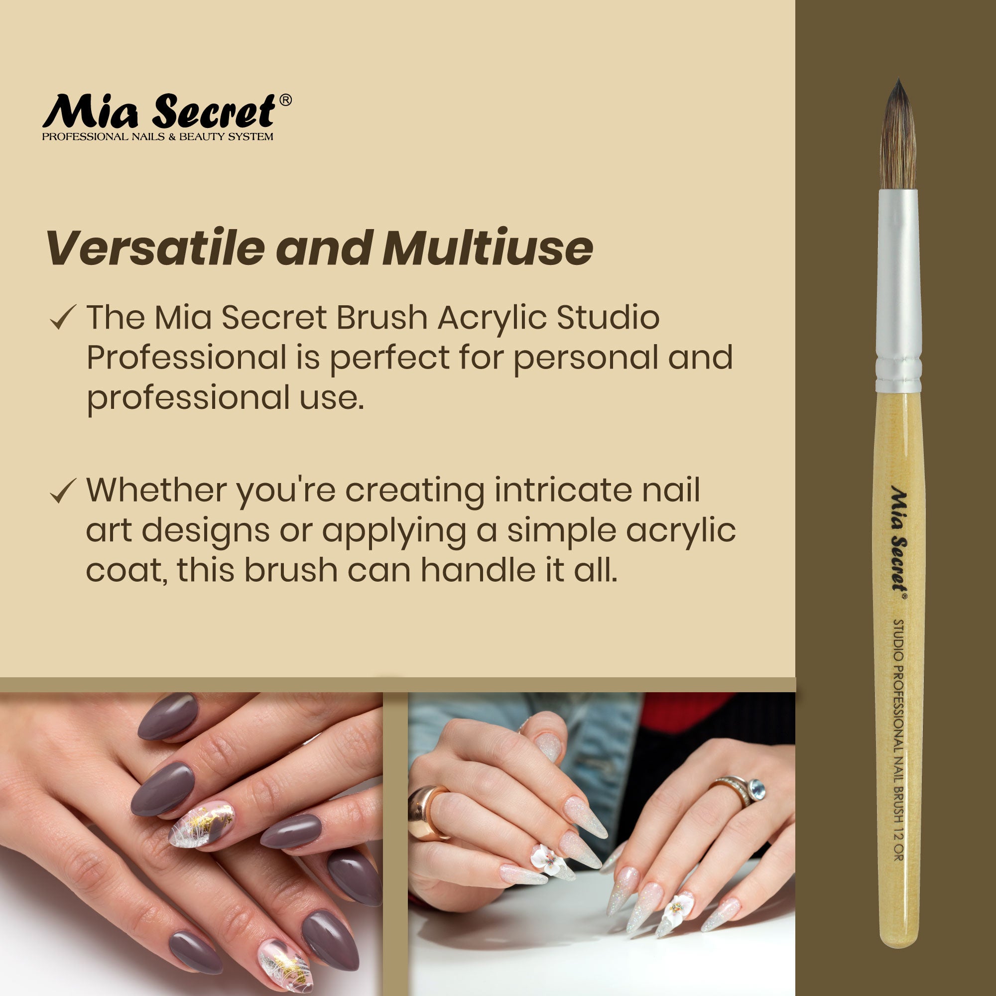 Studio Professional Nail Brushes