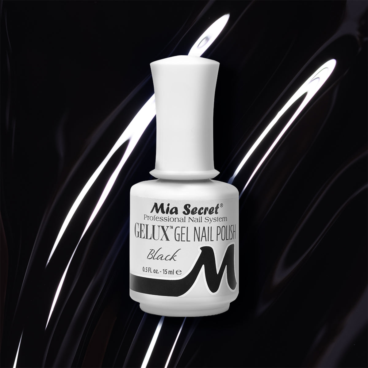 Gelux Gel Polish Black