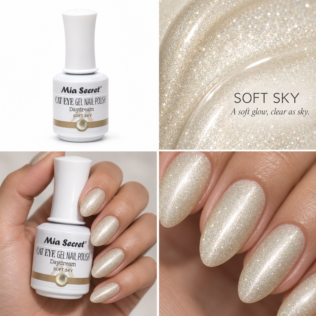 Soft Sky Cat Eye Gel Polish