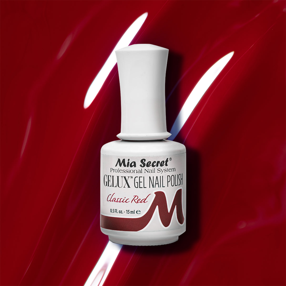 Gelux Gel Polish Classic Red