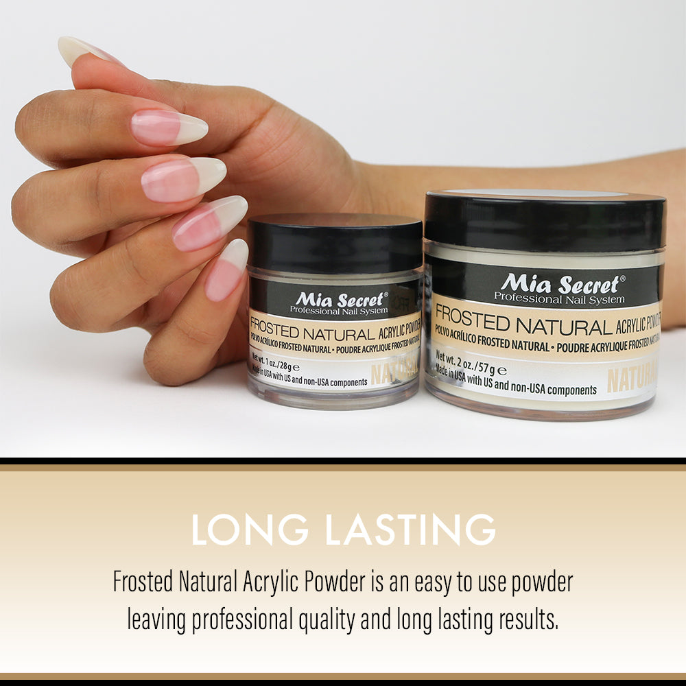 Frosted Natural Acrylic Powder