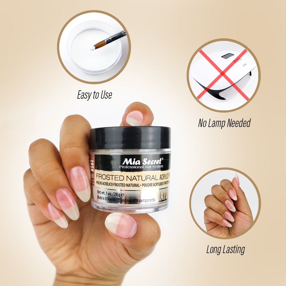 Frosted Natural Acrylic Powder