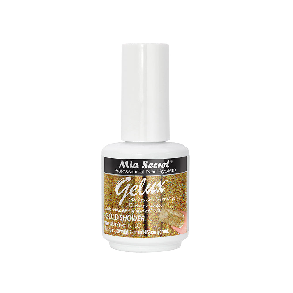Gelux Gel Polish Gold Shower