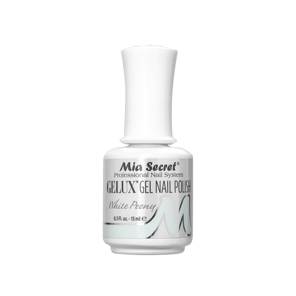 Gelux Gel Polish White Peony