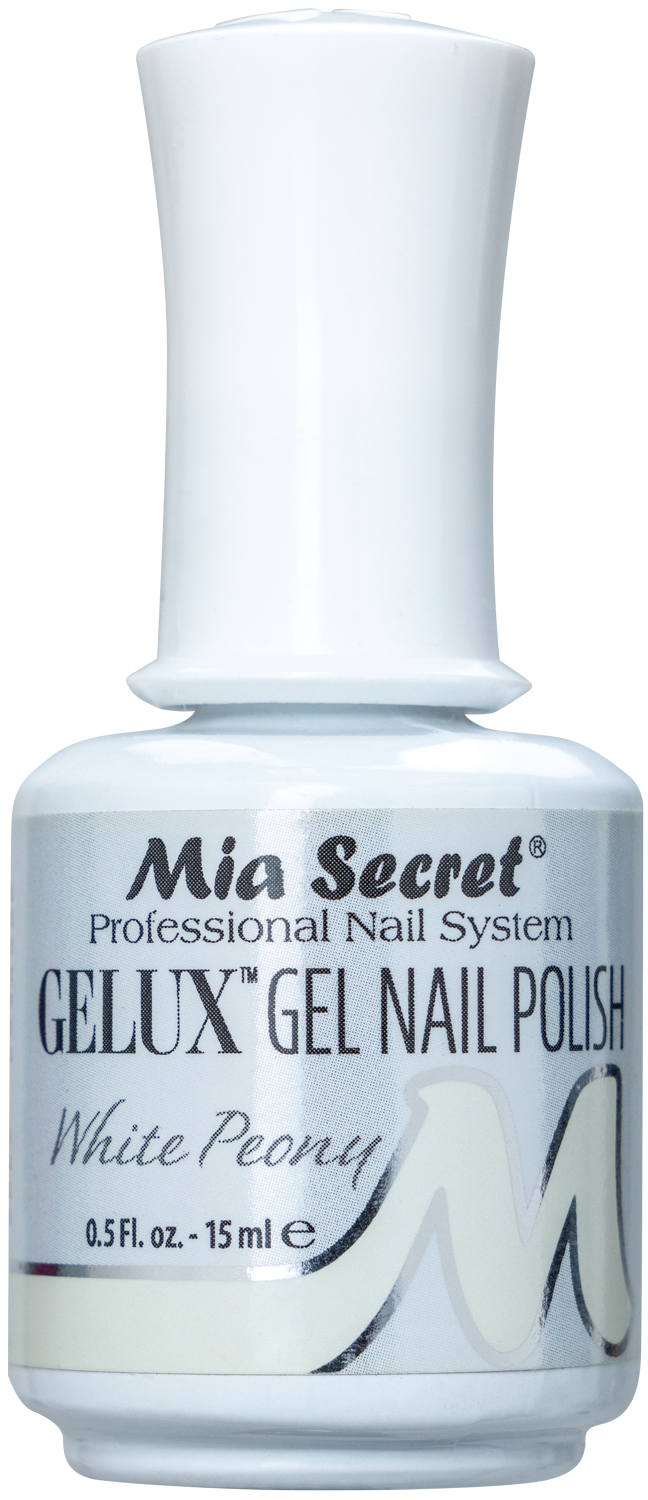 Gelux Gel Polish White Peony