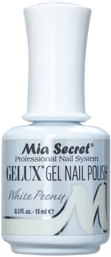 Gelux Gel Polish White Peony