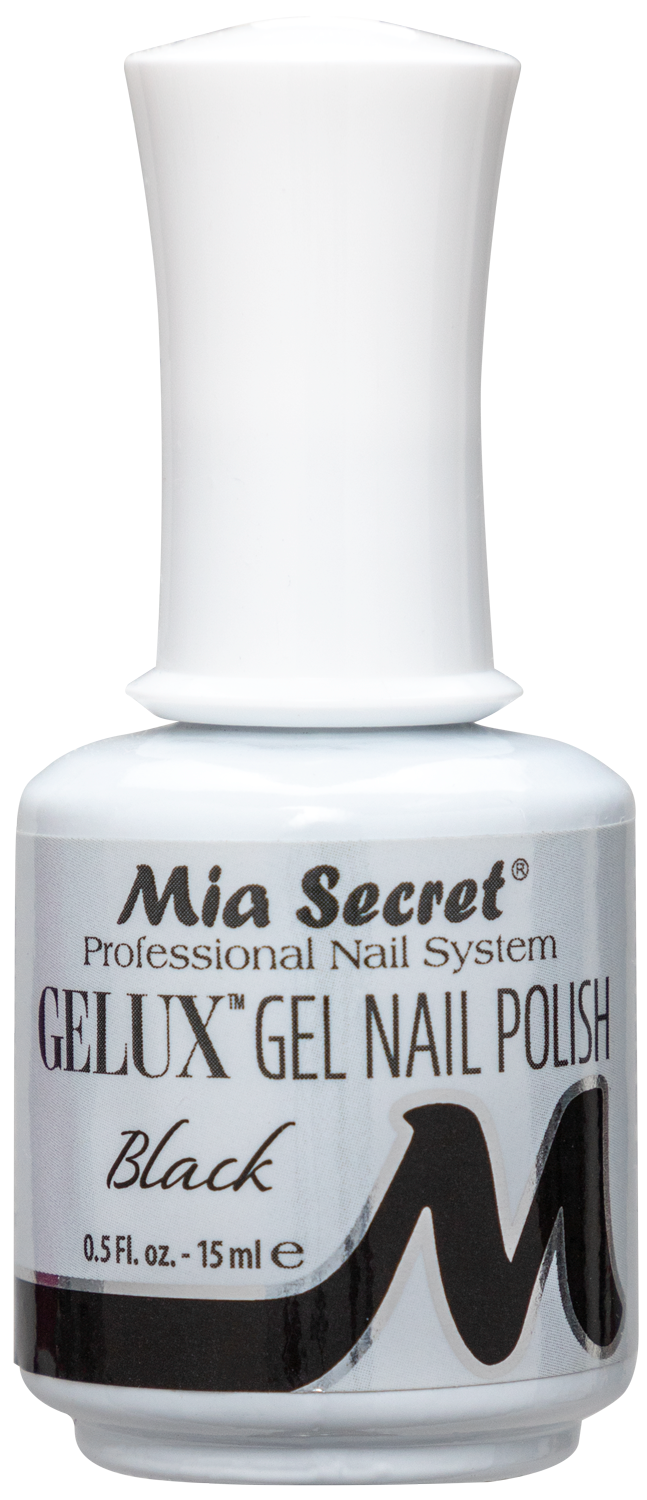 Gelux Gel Polish Black