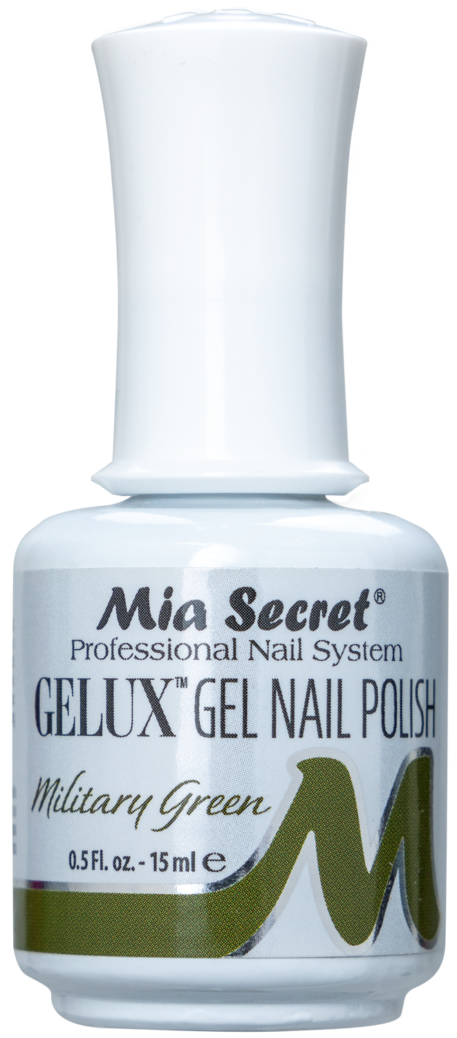 Gelux Gel Polish Military Green