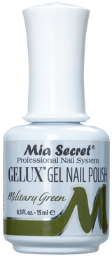 Gelux Gel Polish Military Green