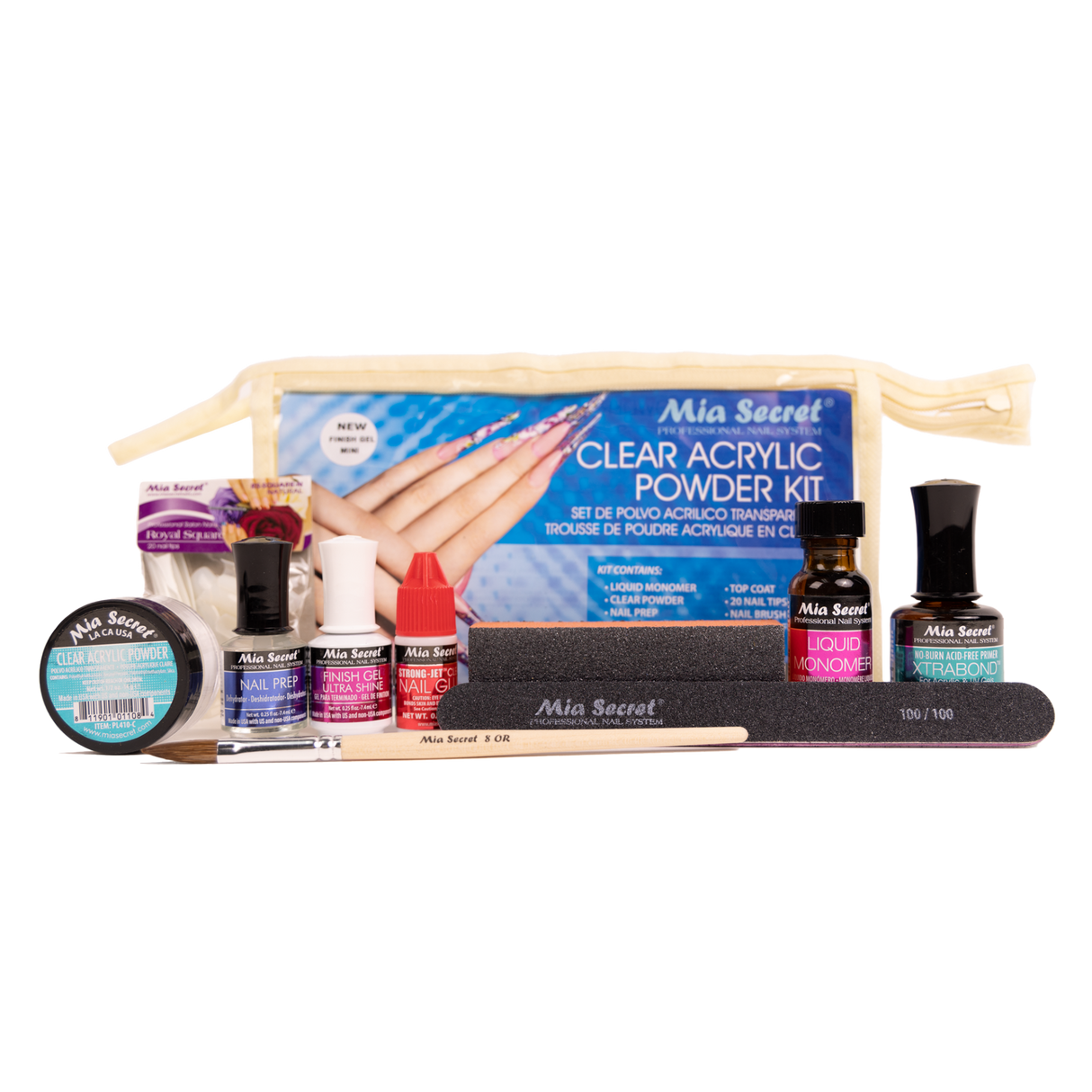 Clear Acrylic Powder Kit