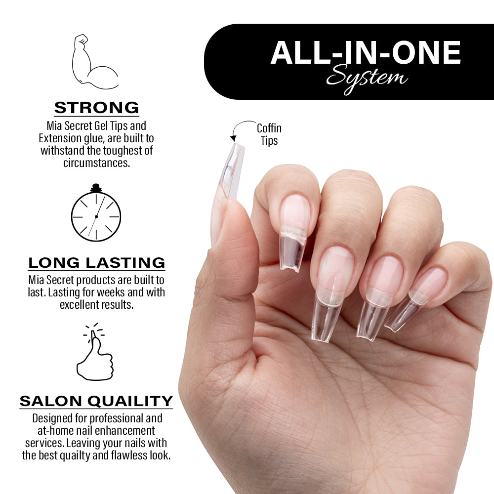 Coffin Gel Tips Kit