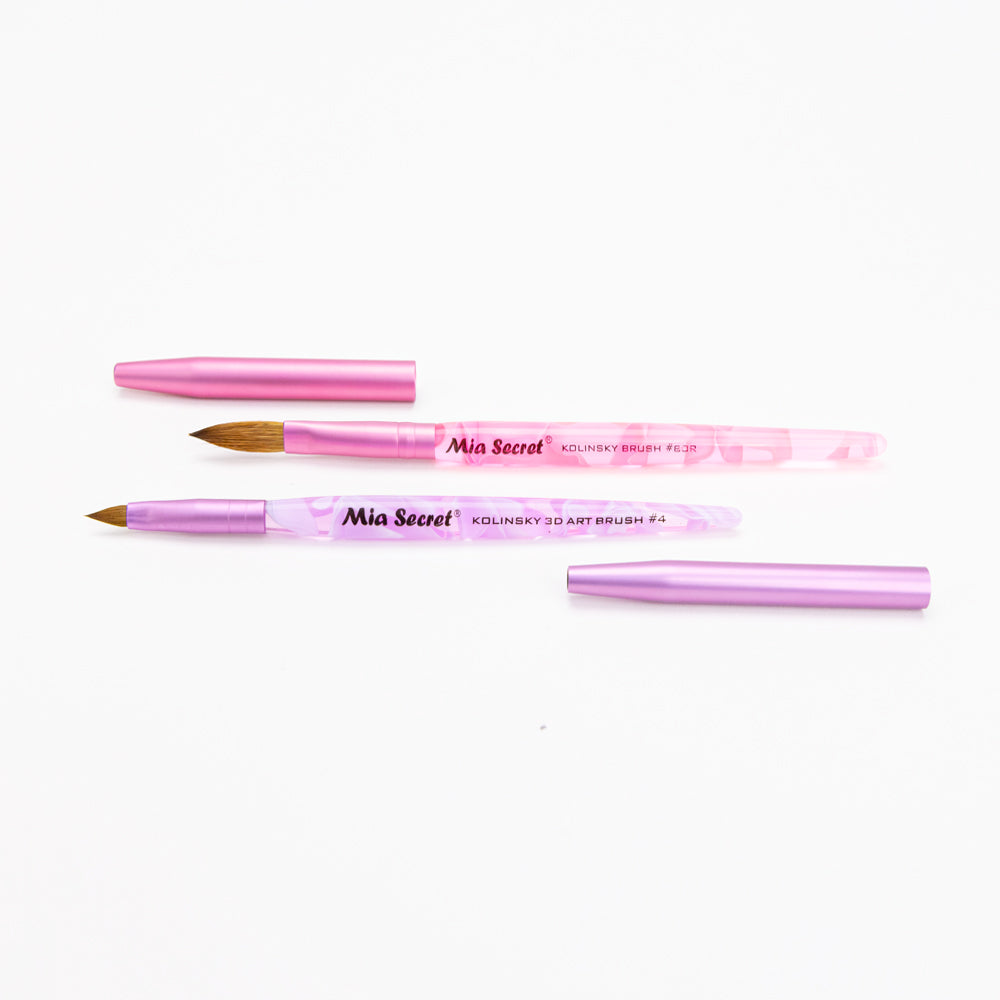 Mia Selects (Kolinsky Nail Brush 8 OR, Kolinsky Nail Brush 04 3D)