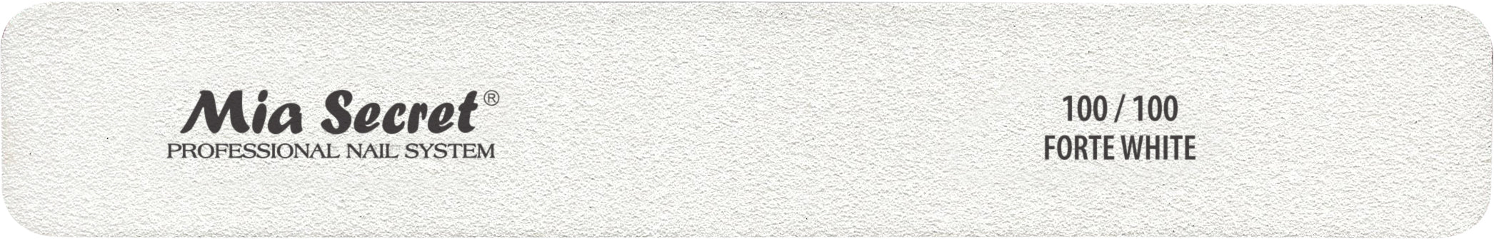 Forte White Jumbo Nail File (singles)
