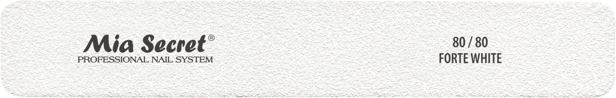 Forte White Jumbo Nail File (singles)