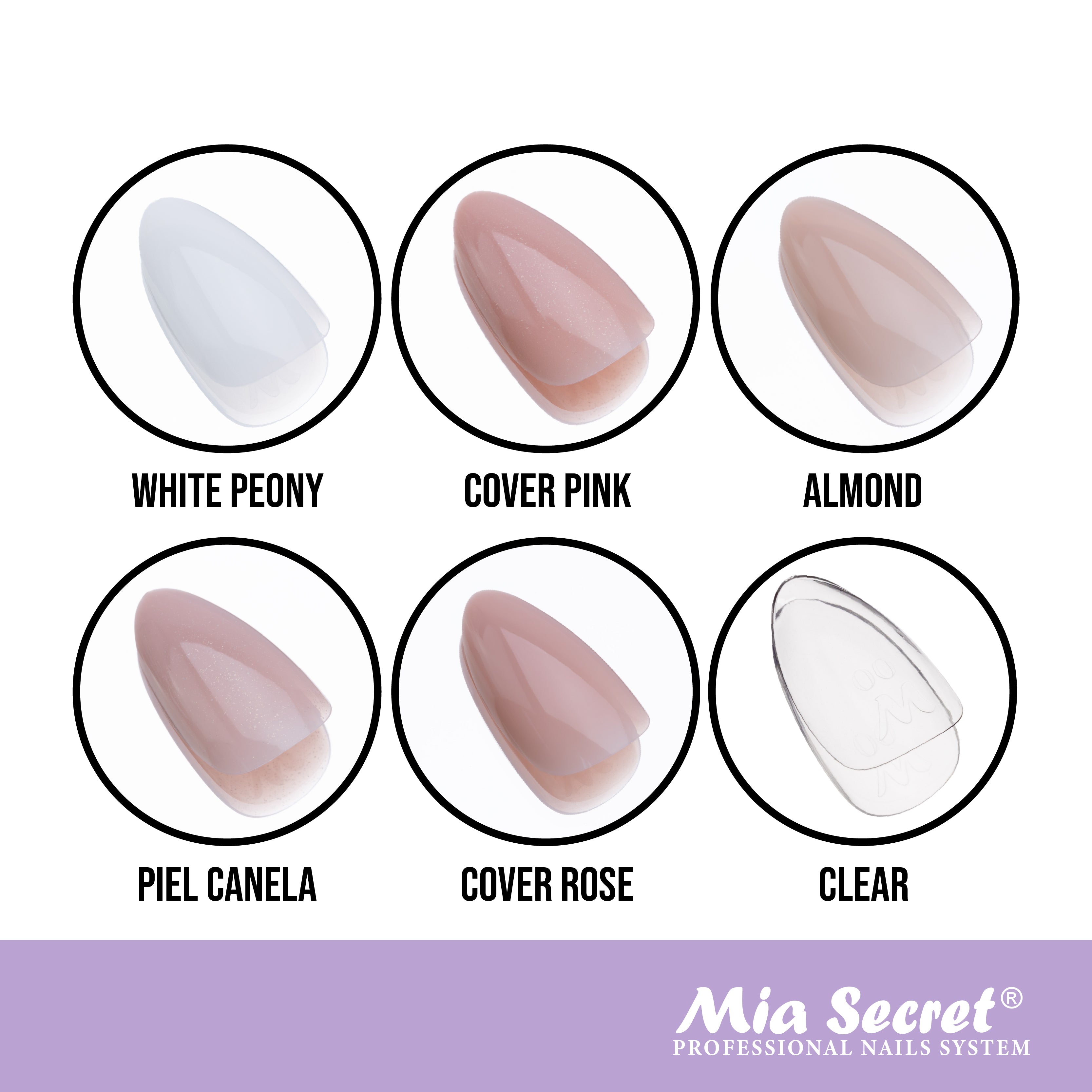 Soak off Soft Gel Nail Tips Clear 504 pcs