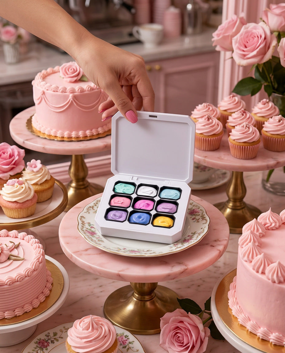 Frosting Gel Paint Palette (9 colors)