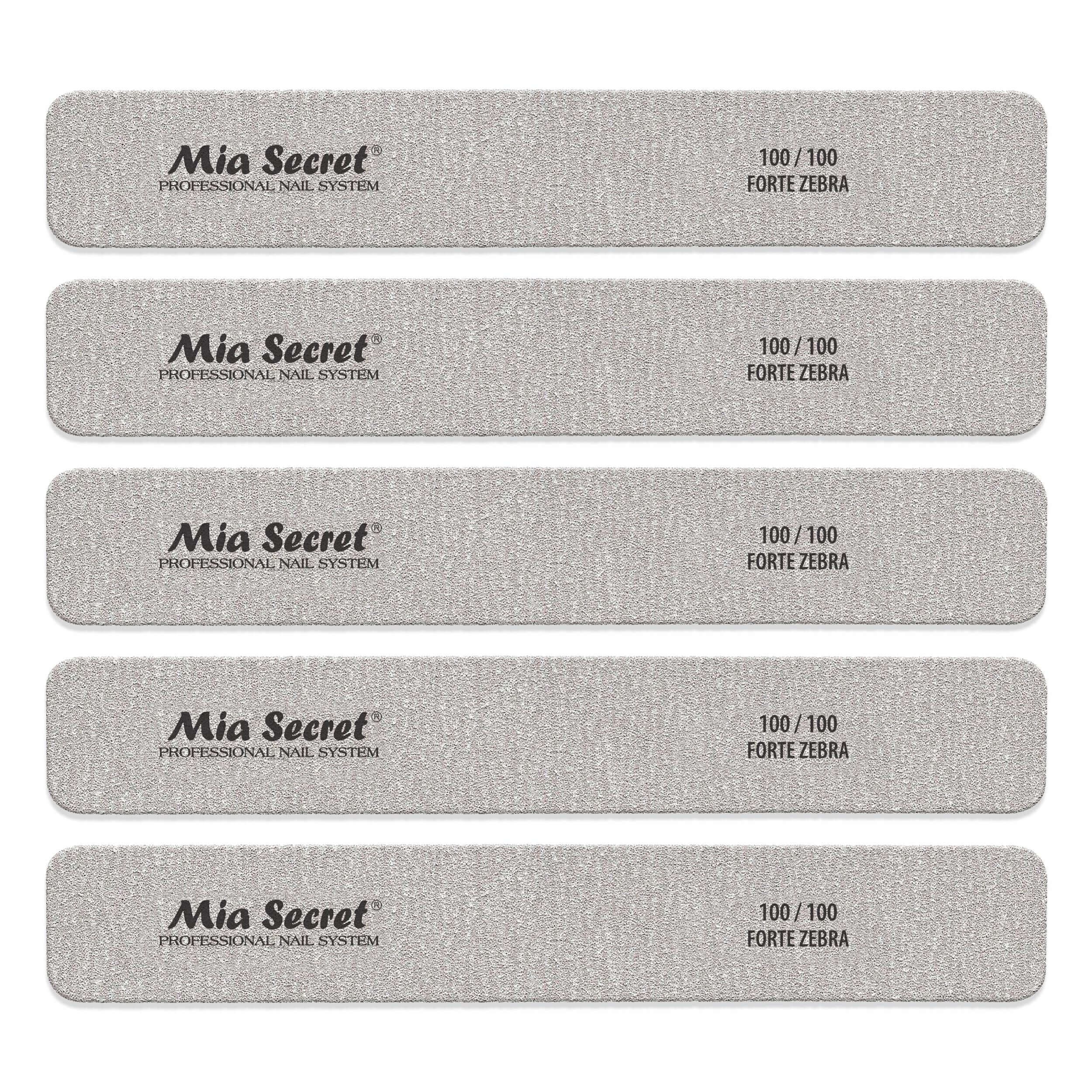 Forte Zebra Jumbo Nail File  100/100 Pink Center