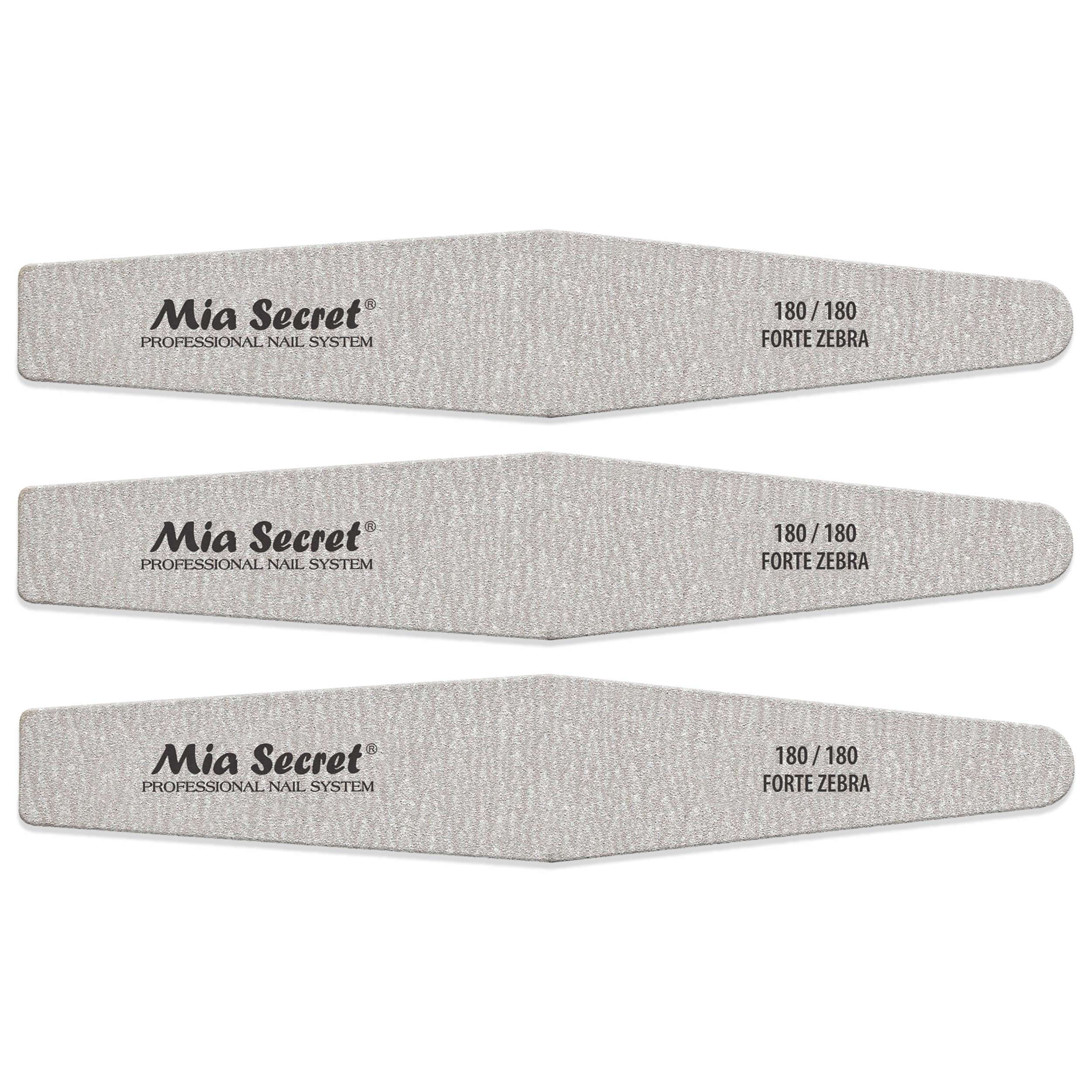 Forte Zebra Diamond Nail File 180/180 Blue Center