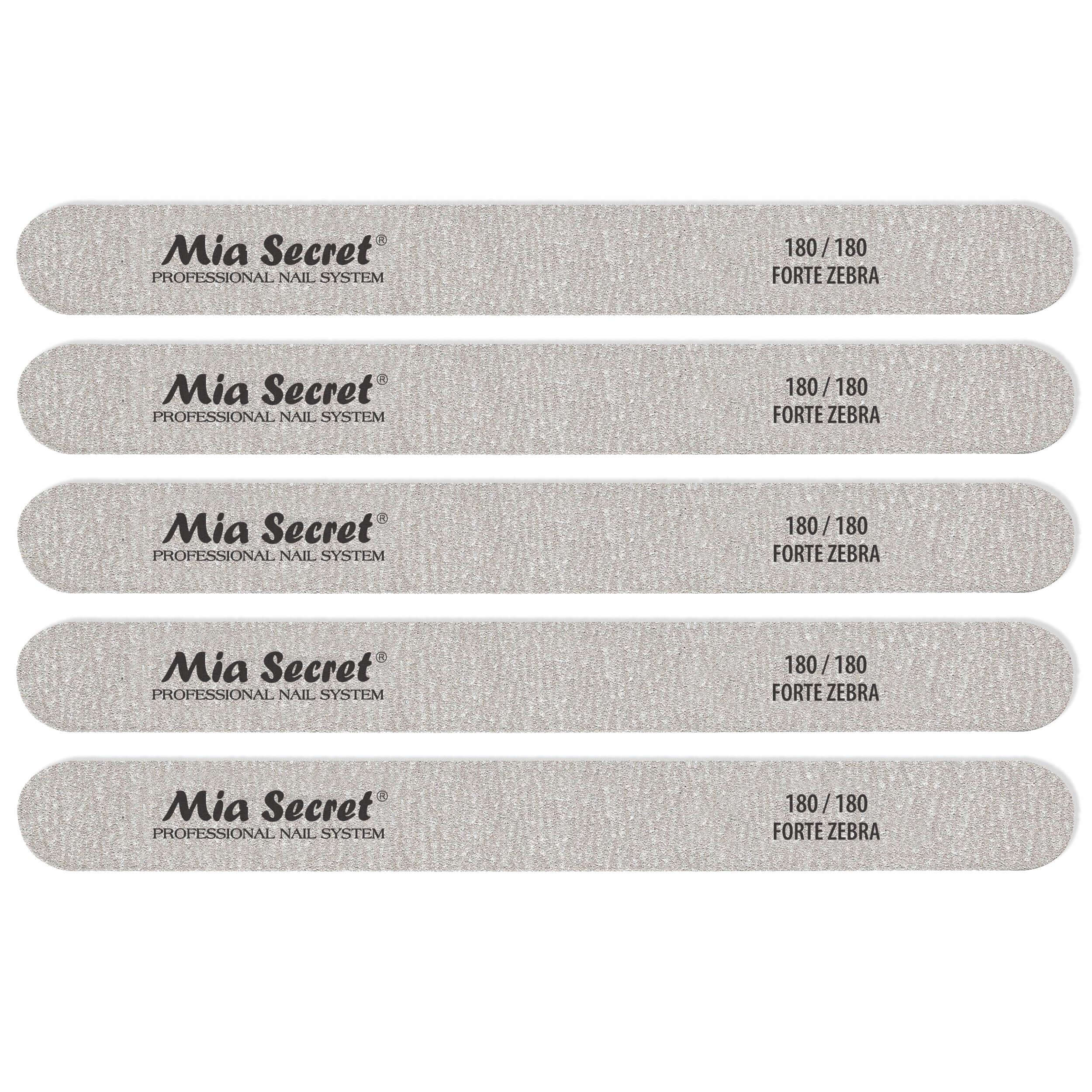 Forte Zebra Straight Nail File 180/180 Blue Center