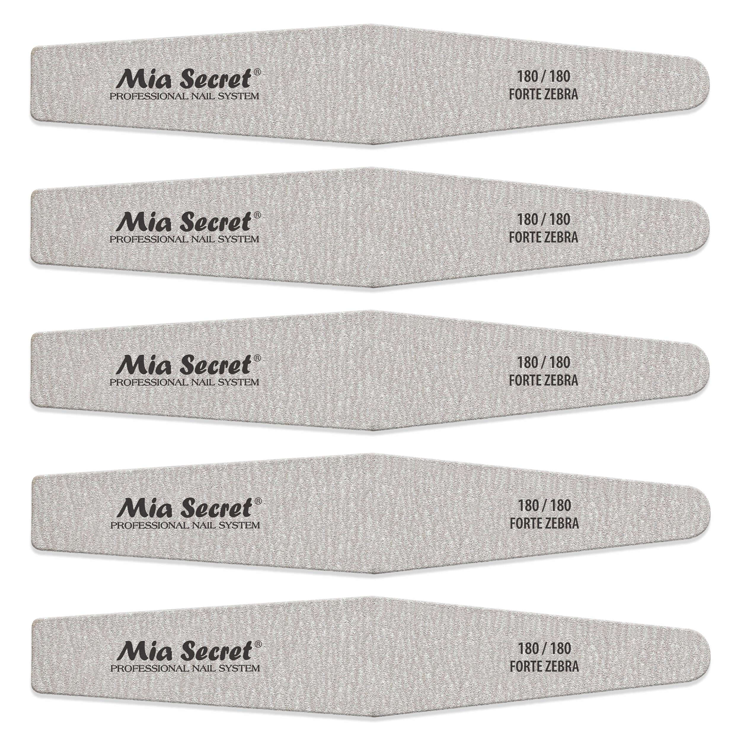 Forte Zebra Diamond Nail File 180/180 Blue Center