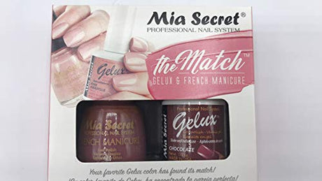 The Match (Gelux and French Manicure Combo) Chocolate